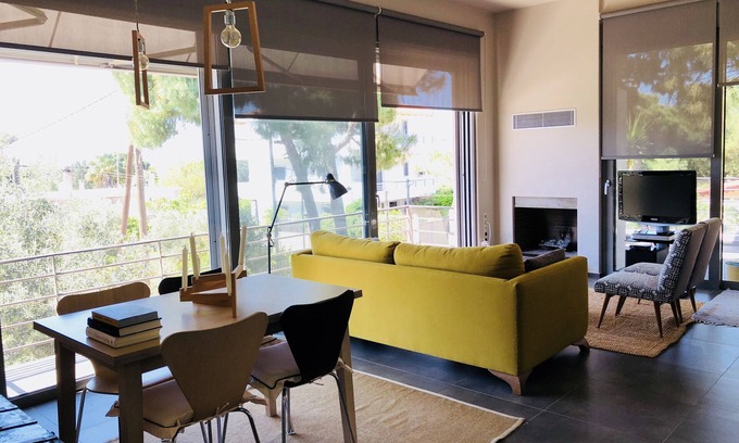 Saronikos House | Modern - Elegant - Brand new house - 3 minute walking from Lagonissi beach