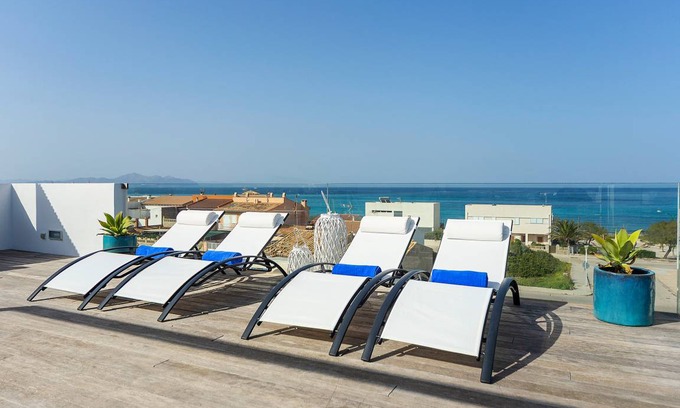 Son Serra de Marina House | Modern Panoramic Sea View House Mallorca