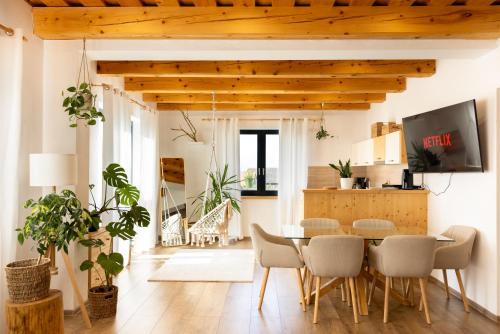 Liptovska Kokava Apartment | Modern Family Nest - Spacious 2BR, 2 Bath, Sleeps 8 with Mountain View and Backyard