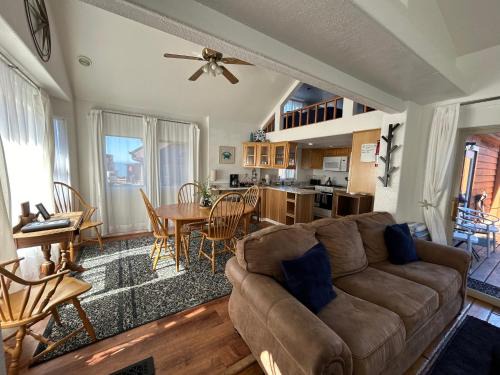 Smith River House | Modern Ocean Cabin 27 Stylish Kitchen & Jacuzzi