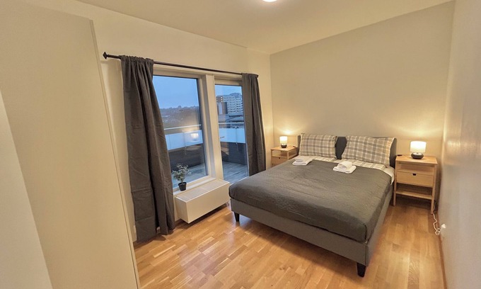 Oslo City Centre Apartment | Modern Room in Apartment With Private Balcony in Beutiful Oslo