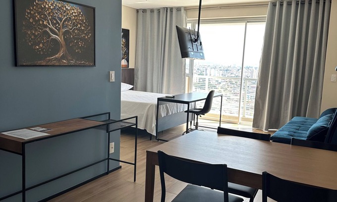 Osasco Apartment | Modern studio with amazing view and garage