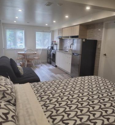 Guelph Apartment | Modern studio with kitchenette and bath
