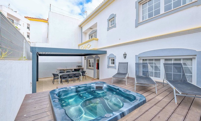 Albufeira Villa | ! Modern Villa 200m from beach with sea view & SPA !