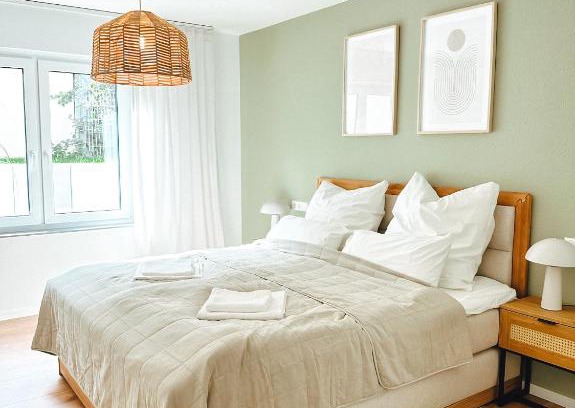 Rheinstetten Apartment | Modernes Apartment 5 Min zur Messe Parkplatz