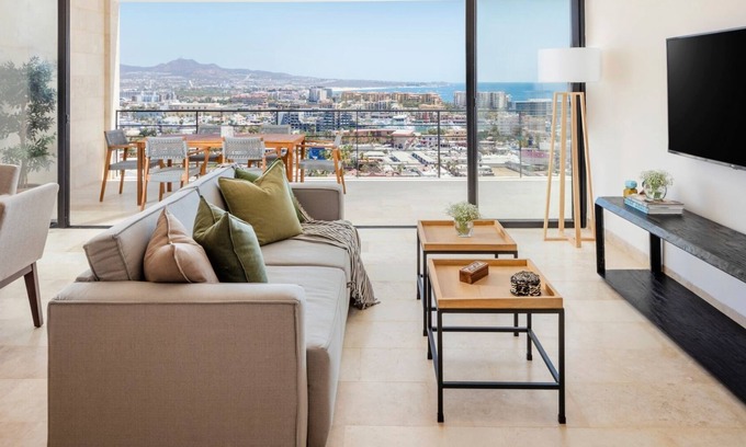Colonia El Progreso Apartment | Montemar 402: 2bd Condo Pool Ocean Views Gym
