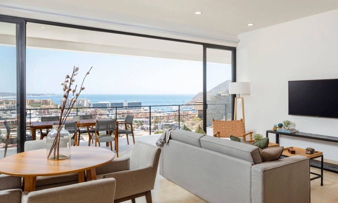 Colonia El Progreso Apartment | Montemar 601: 2bd Condo Pool Ocean Views Gym