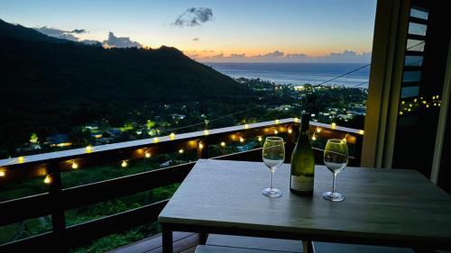 Maharepa Apartment | MOOREA Bungalow Kohimana avec vue lagon