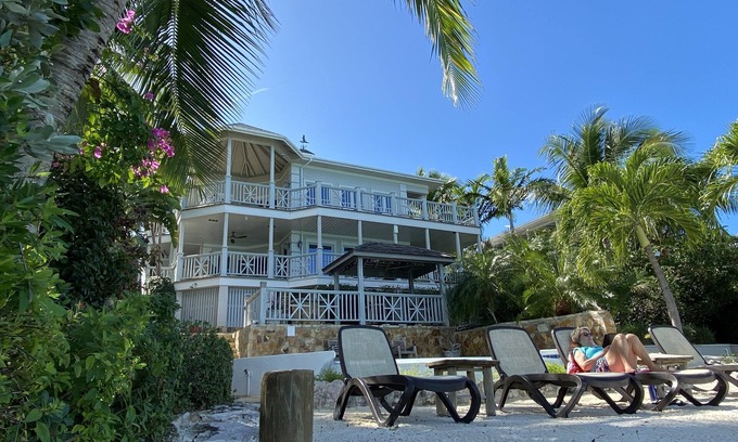 Hartswell House | Moriah Harbour-Thevine House: pool & dock by ocean. Breathtaking view & scenery!