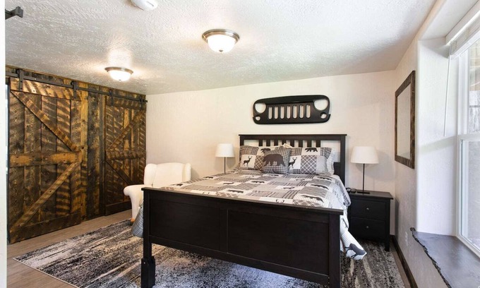 Black Hawk House | Mountain guest suite w/creekside sauna, patio, & fire pit. Casinos nearby!