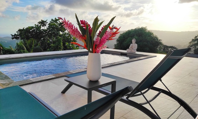Riviere-Pilote Apartment | "TI COIN SOLEY" T2 SEA VIEW