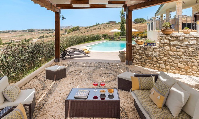 Montallegro Villa | My Rental Homes - Villa Carousel with sea view, pool and and large terraces
