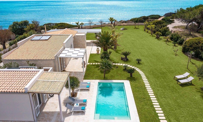 Santa Maria del Focallo Villa | My Rental Homes - Villa Doddi with swimming pool, terrace and sea view.