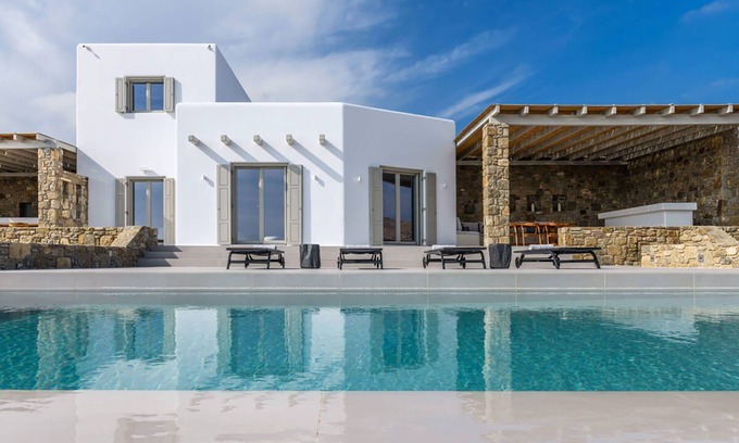 Xilokeratidi Villa | My Rental Homes - Villa Cupido , few steps from the sea, with pool and sea view