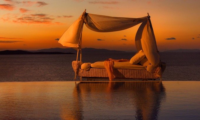 Agios Ioannis Villa | MYKONOS CALYPSO SUNSET LUXURY VILLA POOL-YOGA