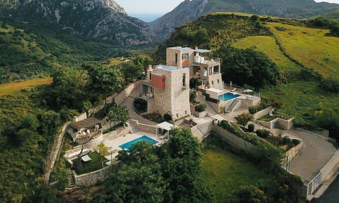 Agios Vasileios Villa | Myrte, luxury villa with private pool