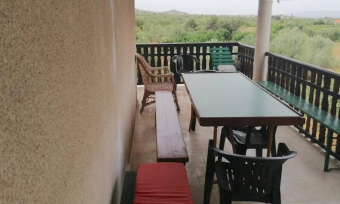 Mrljane Apartment | Nar Apartment A10 - with sea view terrace