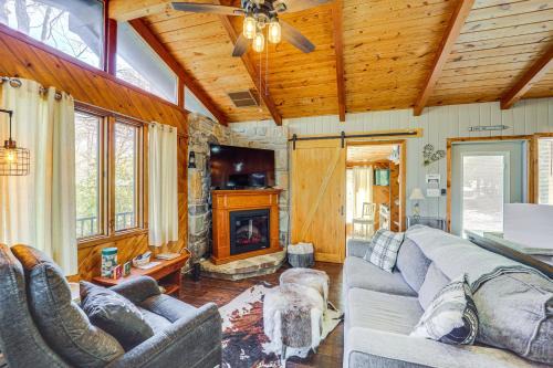 Newland House | Near Lake and Trails Rustic Newland Cabin with Deck!