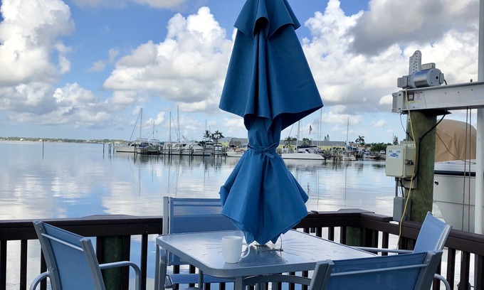 Hutchinson Island South Cottage | Nettles Island Waterfront with Dock & steps from Beach-plus Golf Cart Credit