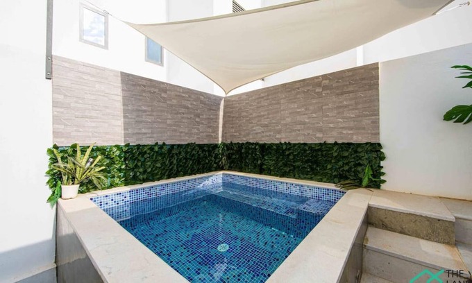 Ain Zaghouan Apartment | New 1bd with swimming pool 5mn to Lac & Carthage