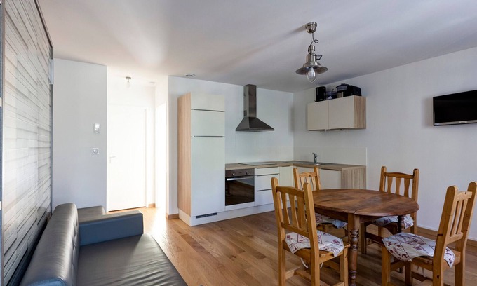Brides-les-Bains Apartment | New 2* Apartment in Central Brides-les-Bains with Terrace, Garage, and WiFi