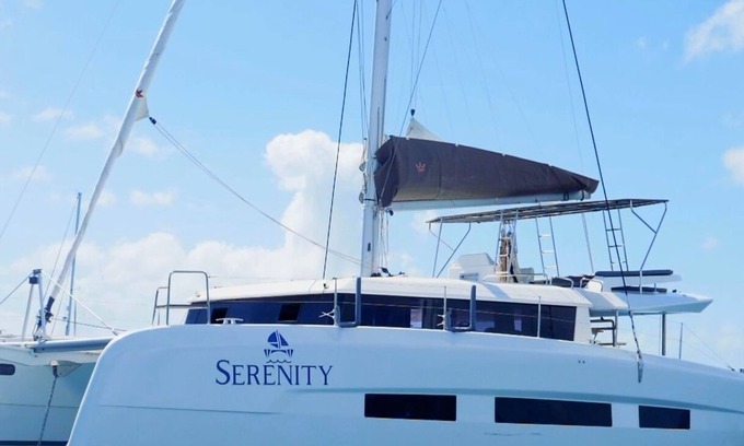 Estate Nisky Boat Rental | New 48' Catamaran - All-Inclusive Charter w/Captain and Chef for up to 8 Guests