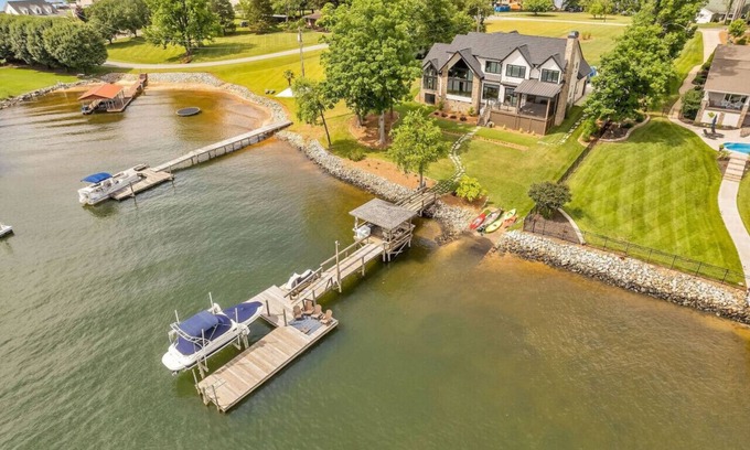 Mayhew House | New-Build Luxury Home w/Dock, Private Boat Ramp, Dogs OK