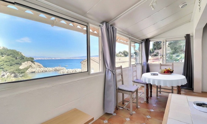 Calanque de Morgiou Apartment | NEW: Cabanon "La Cigale" calanque of Niolon at bleu coast (South France)