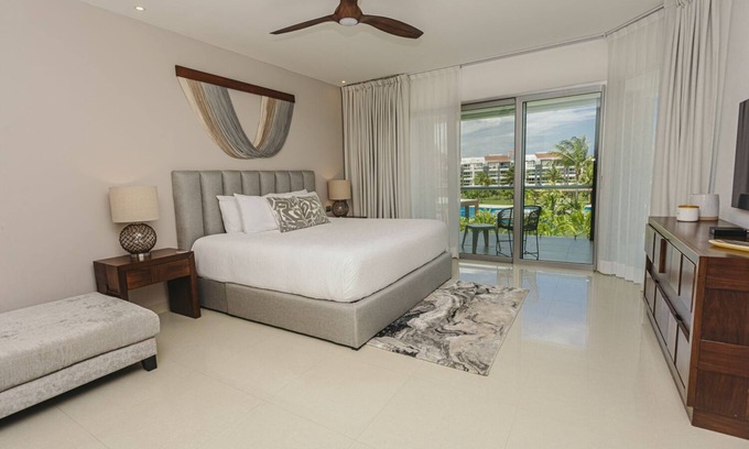 Puerto Juarez Apartment | NEW Casa Miramar 2 Bedroom Apartment Ocean View at Mareazul close to beach