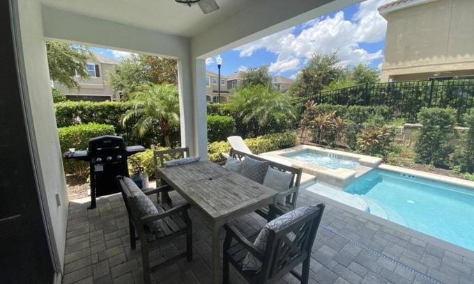 West Kissimmee Villa | NEW! Elegant 8BR Retreat w/Private Pool, Spa & Family-Friendly Comfort