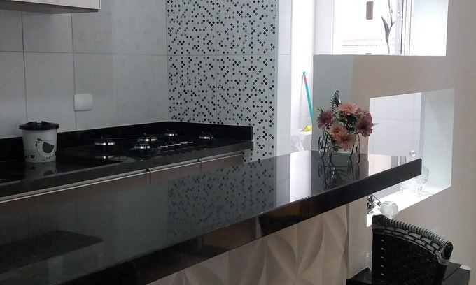 Jardim dos Passaros Apartment | New fit next to the Guarujá-Santos ferry crossing
