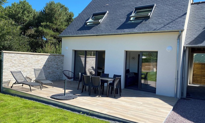 Erquy House | New house, edge of forest, 5min from beach and hiking trails