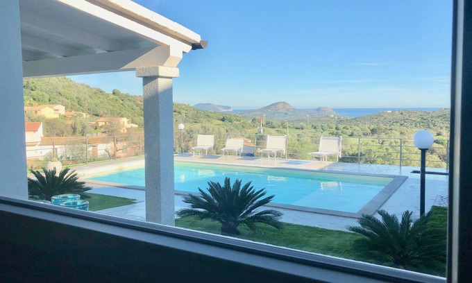 Tiriddo House | New house, private pool, sea view (2 bedrooms, 1 extra bed)