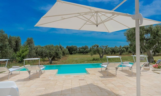 Villa Castelli Villa | New Trullo Delori with Infinity Pool