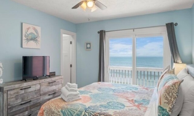 Kure Beach Villa | NEW! Turtle Cove2-Newly Listed 2025