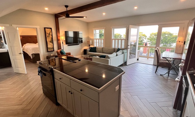 Lubec Apartment | New two bedroom penthouse with views of Campobello!