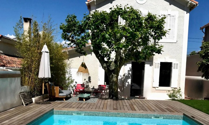8th Arrondissement Villa | New -,villa Avec Jardin et Piscine - Plage de la Pointe Rouge - mer et Calanque