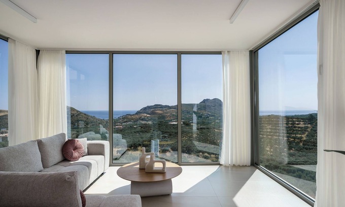 Agios Vasileios Villa | New Villa with Private Infinity Pool and Sunset Views in South Crete