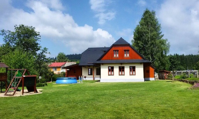 Cikhaj Cottage | Newly built cottage with pool and large fenced garden