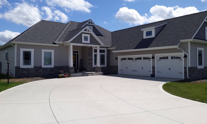 Elkhart House | Newly constructed home in Granger available year round, 15 minutes from N