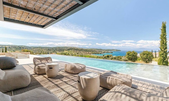 Kilada Villa | Newly constructed Luxurious Family Villa with Infinity Sunset & Tennis court!
