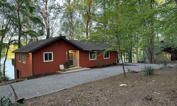 Westlake Corner House | Newly renovated! Lake front home with private beach and boat access.