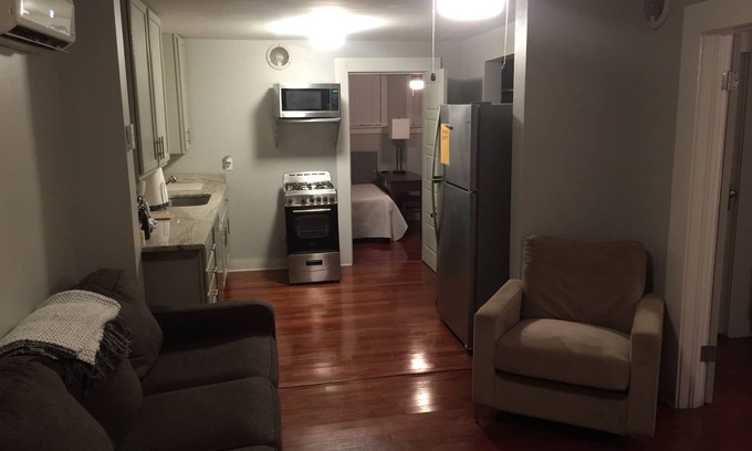 Mobile Condo | Newly Renovated Lower Level Midtown Apartment Long Term Discounts!