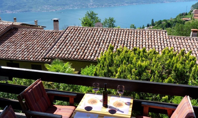 Pieve Apartment | Nice place app. Lake Garda, wonderful lake view, balcony, garden, pool use