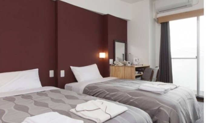 Hatsukaichi Hotel | Nonsmoking Westernstyle twin room Room only /Hatsukaichi Hiroshima