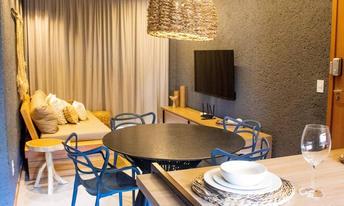 Porto de Pedras Apartment | NOVO Villa Manatee, 5 min de carro da praia - 102F