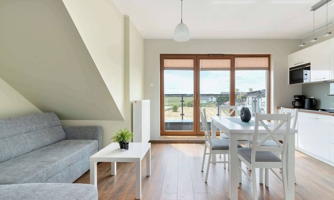Puck Apartment | Nowy Świat 31B | Puck | Bright Apartment | Close to the Sea | Balcony