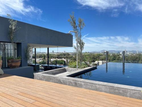 Zapopan Apartment | Nuevo Departamento con Terraza, Alberca y Gimnasio
