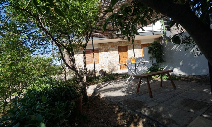 Torre Colonna-sperone Villa | Nut House Apartment Near the sea in a Villa With Garden