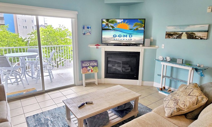 Midtown Ocean City Condo | Ocean block 3 Bedroom condo with rooftop pool just steps to the ocean! Ocean Palms #204